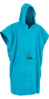 2026 Palm Hooded Towel Changing Robe / Poncho 11847 - Blue