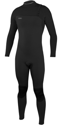 2026 O'Neill Mens HyperFreak Comp 3/2mm Zip Free Wetsuit 4970 - Black