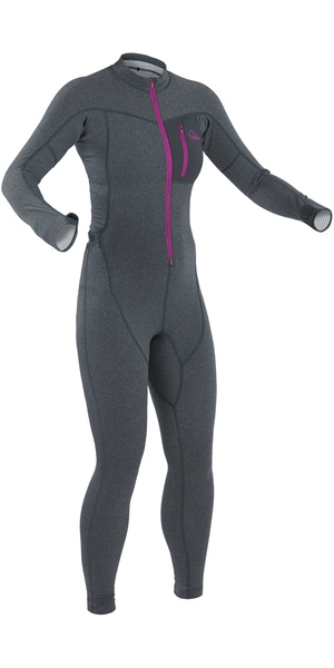 2026 Palm Womens Tsangpo Drop Seat Thermal Undersuit Jet Grey 11746
