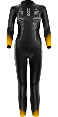 2026 Huub Womens Alta Thermal Wetsuit ALTTHER33W - Black / Orange