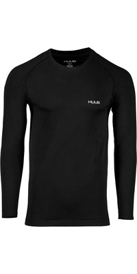 2025 Huub Mens Seam Free Long Sleeve Top SEAMFREBLS - Black
