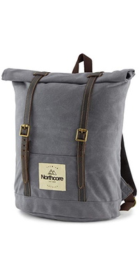 2026 Northcore Waxed Canvas Back Pack NOCO118 - Stone Grey