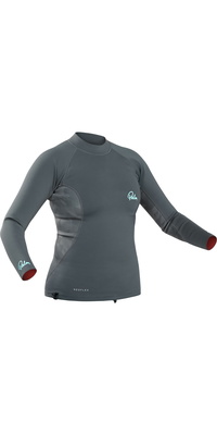 2026 Palm Womens NeoFlex Neoprene Long Sleeve Top 12796 - Jet Grey