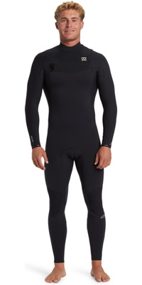 2026 Billabong Mens Revolution Natural 4/3mm Chest Zip Wetsuit ABYW100267 - Black