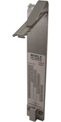 2026 Loos & Co Steel Cable Tension Gauge 90 Model B SF0310137 - Silver