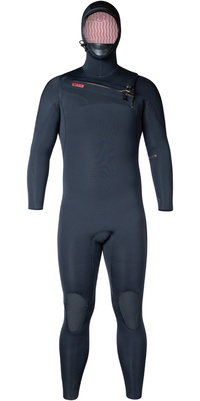 2025 Xcel Mens Infiniti 6/5mm Hooded Chest Zip Wetsuit MN65ZLH4 - Black