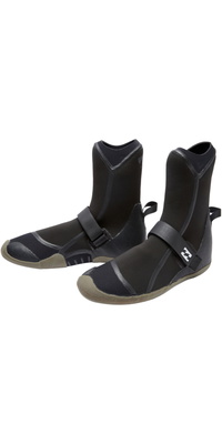 2025 Billabong Mens Furnace 7mm Round Toe Wetsuit Boot ABYWW00105 - Black