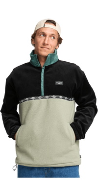 2025 Billabong Mens Space Lobster Half Zip Sweater EBYFT00143 - Sagebrush