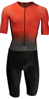 2026 HUUB Mens Collective Trisuit TCLCBR - Black / Red Fade