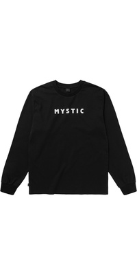 2026 Mystic Mens Brand Long Sleeve Tee 35105.260310 - Black