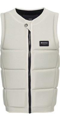 2026 Mystic Mens Star Front Zip Wake Impact Vest 35005.240245 - Dirty White