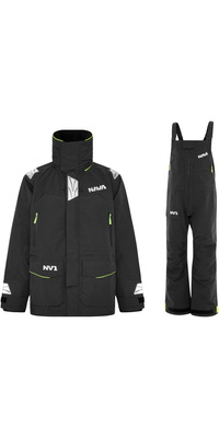 2026 Nava Performance Mens NV2 Jacket & Trousers Sailing Suit NAVAJATCS - Black