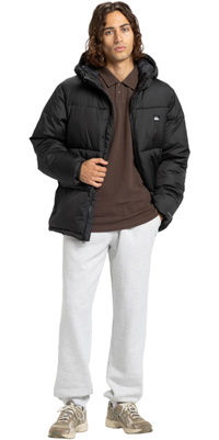 2025 Quiksilver Mens Cold Days Puffer Jacket EQYJK04173 - Black
