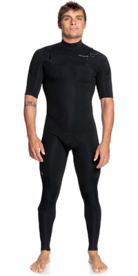 2026 Quiksilver Mens Everyday Sessions 2/2mm Chest Zip Wetsuit EQYW303025 - Black