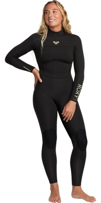 2026 Roxy Womens Prologue+ 5/4mm Back Zip Wetsuit 26BW213517 - Black