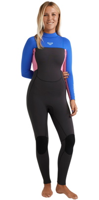 2026 Roxy Womens Prologue+ 5/4mm Back Zip Wetsuit 26BW213517 - Cobalt