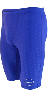 2026 ZONE3 Mens Fina Approved Performance Gold Jammer Shorts SW18MFJS106 - Blue / White
