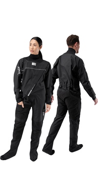 2026 Zhik Unisex Front Zip Performance Drysuit DST-0270-U-BLK - Black