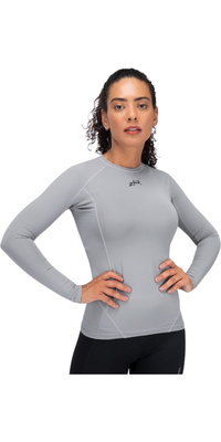 2026 Zhik Womens Eco Spandex LT Long Sleeve Baselayer Top DTP-0163-W-PLT - Platinum
