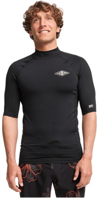 2026 Billabong Mens Re Issue Short Sleeve Rash Vest EBYWR03027 - Black
