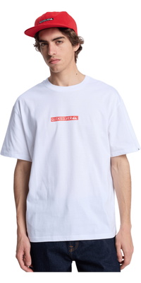 2026 Quiksilver Mens DNA Clicker Short Sleeve Tee EQYZT08207 - White
