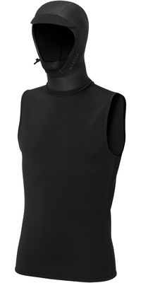 2026 Mystic 3/2mm Neoprene Hooded Wetsuit Top 35016.230016 - Black