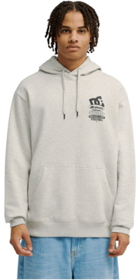 2026 DC Shoes Mens Sport Stack Hoodie EDYSF03286 - Light Heather Grey