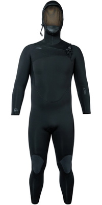 2026 Xcel Mens Axis 5/4mm Hooded Chest Zip Wetsuit ME54ZAH5 - Black