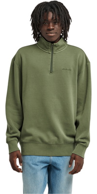 2026 Element Mens Lowcase Pigment Quarter Zip ELYFT00223 - Bronze Green