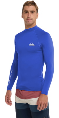 2026 Quiksilver Mens Everyday UPF50 Long Sleeve Rash Vest AQYWR03131 - Monaco Blue