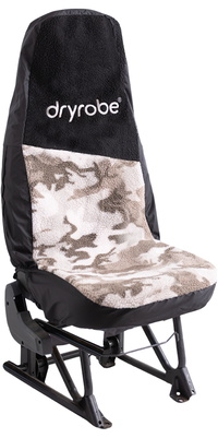 2026 Dryrobe Single Car Seat Cover SINGLECSC - Sand Camo / Black