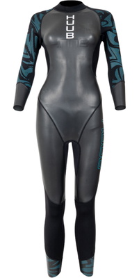 2026 HUUB Womens Altius 2 Swim Wetsuit ALTI2 - Black / Blue