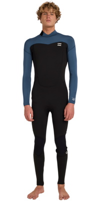 2026 Billabong Mens Absolute Core 5/4mm Back Zip Wetsuit ABYW100289 - Dark Denim