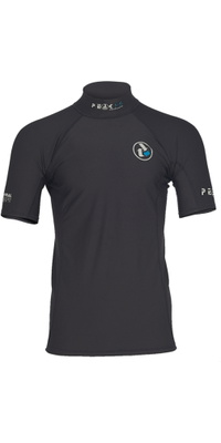 2026 Peak PS Thermal Short Sleeve Rash Vest 26TRSS - Black
