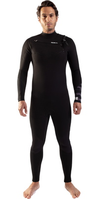 2026 Gul Mens Response FX 5/4mm Chest Zip Wetsuit RE1242-C1 - Black / Contour Camo