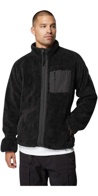 2026 Mystic Mens Dark Tech Series Teddy Zip Thru Fleece 35104.23 - Black