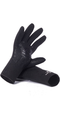 2026 Rip Curl Dawn Patrol 3mm Neoprene Gloves WGLYBM - Black