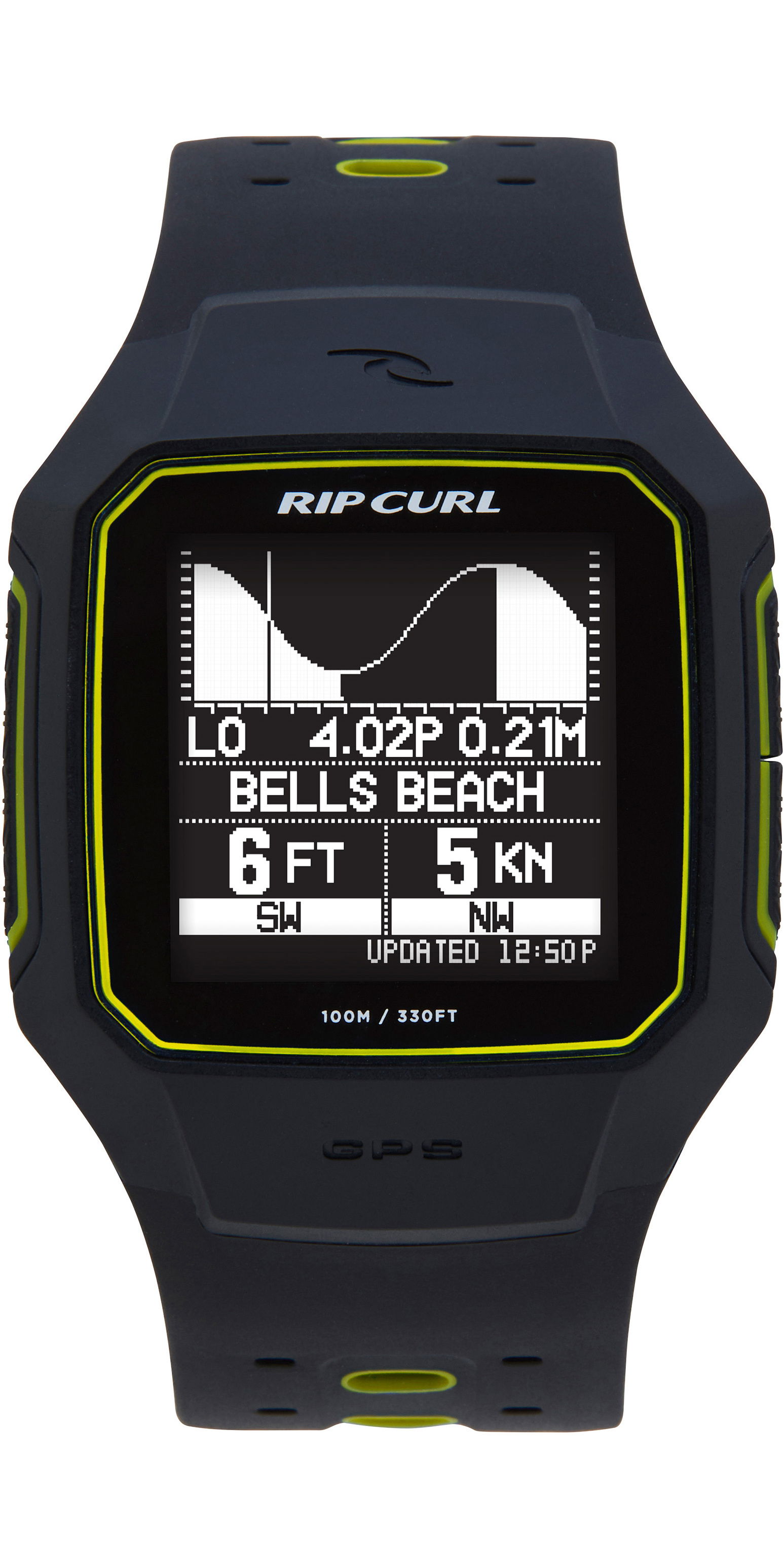 2020 Rip Curl Search GPS Series 2 Smart Surf Watch Yellow A1144 
