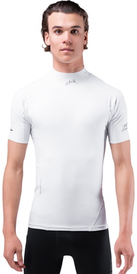 Zhik Mens Eco Spandex UPF50+ Short Sleeve Top DTP-0067-M-WHT - White