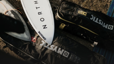 Mystic 2025 boardbag range for surfboards, twintips, kites and foil gear
