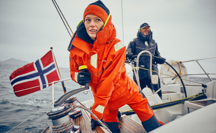 person sailing on a yacht