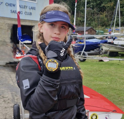 Yellow Optimum Time OS Series 3 sailing race timer watch