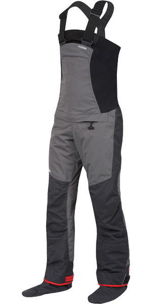 2026 Nookie Pro Bib Single Waist Dry Trousers TR11 - Grey / Black