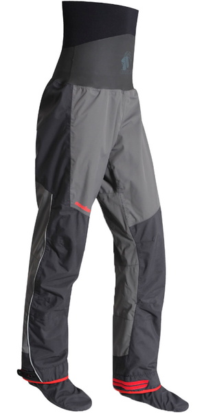 2026 Nookie Evolution Dry Trousers With Fabric Socks TR30 - Charcoal Grey / Shadow Black